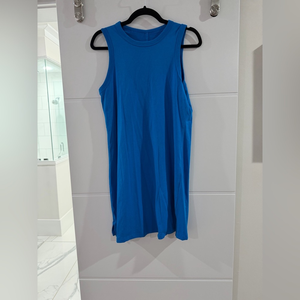 lululemon athletica Blue Sleeveless Tank Dress